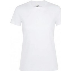 Vêtements Femme T-shirts manches courtes Sols Regent Blanc