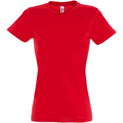 Vêtements Femme T-shirts Green manches courtes Sols 11502 Rouge
