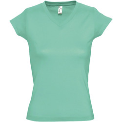 Vêtements Femme T-shirts Green manches courtes Sols Moon Bleu