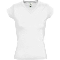 Vêtements Femme T-shirts manches courtes Sols Moon Blanc