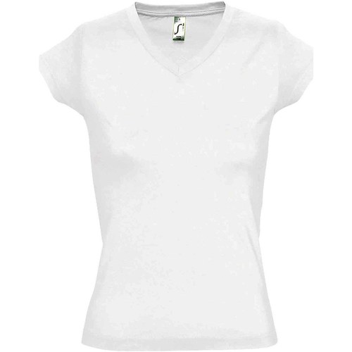 Vêtements Femme T-shirts manches courtes Sols Moon Blanc