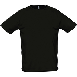 Vêtements Homme T-shirts manches courtes Sols 11939 Noir