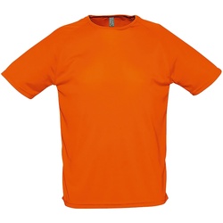 Vêtements Homme T-shirts Green manches courtes Sols 11939 Orange