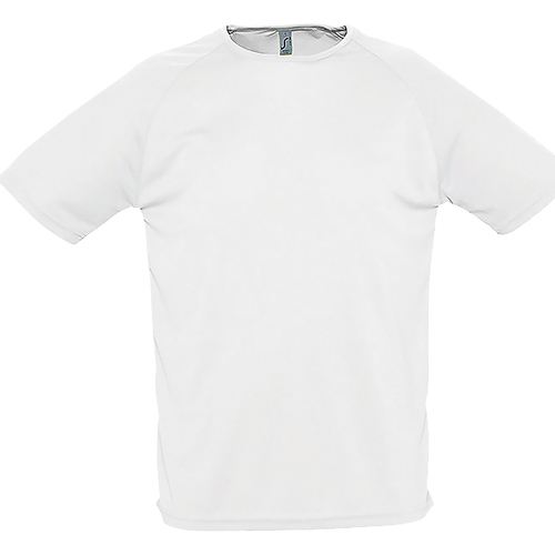 Vêtements Homme Vans T-shirt a maniche lunghe nera con logo grande Sols Performance Blanc
