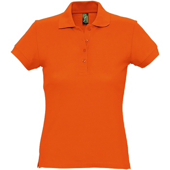 Vêtements Femme Polos manches courtes Sols Pique Orange