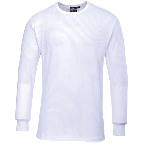 Vêtements Homme T-shirts Small manches longues Portwest PW141 Blanc
