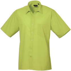 Vêtements Homme Chemises manches courtes Premier PR202 Vert citron