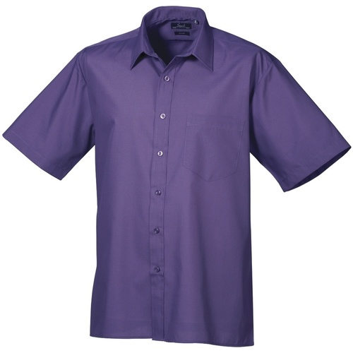 Vêtements Homme Chemises manches courtes Premier PR202 Violet