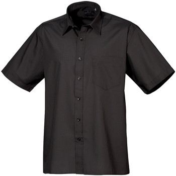 Vêtements Homme Chemises manches courtes Premier PR202 Noir