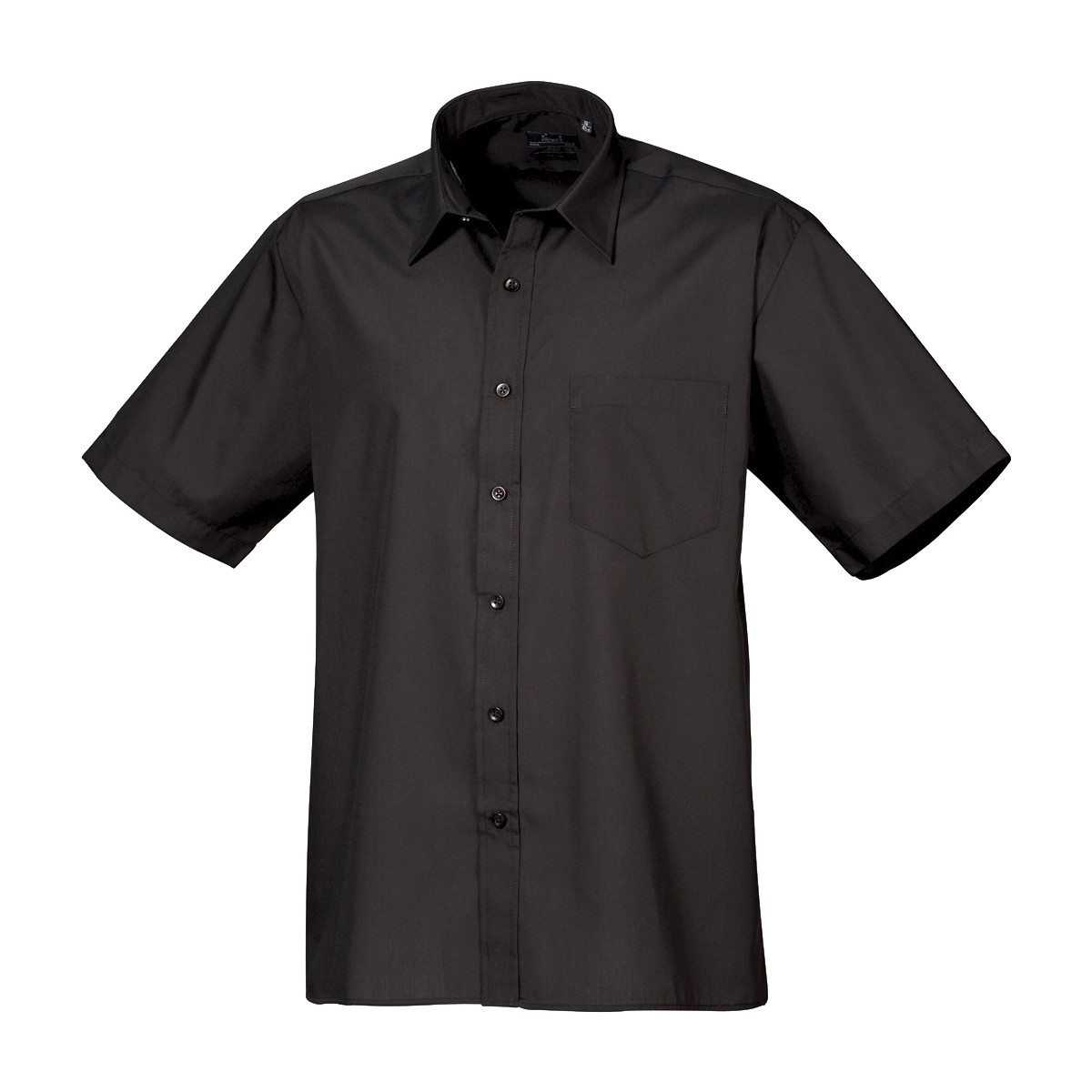 Vêtements Homme Chemises manches courtes Premier PR202 Noir