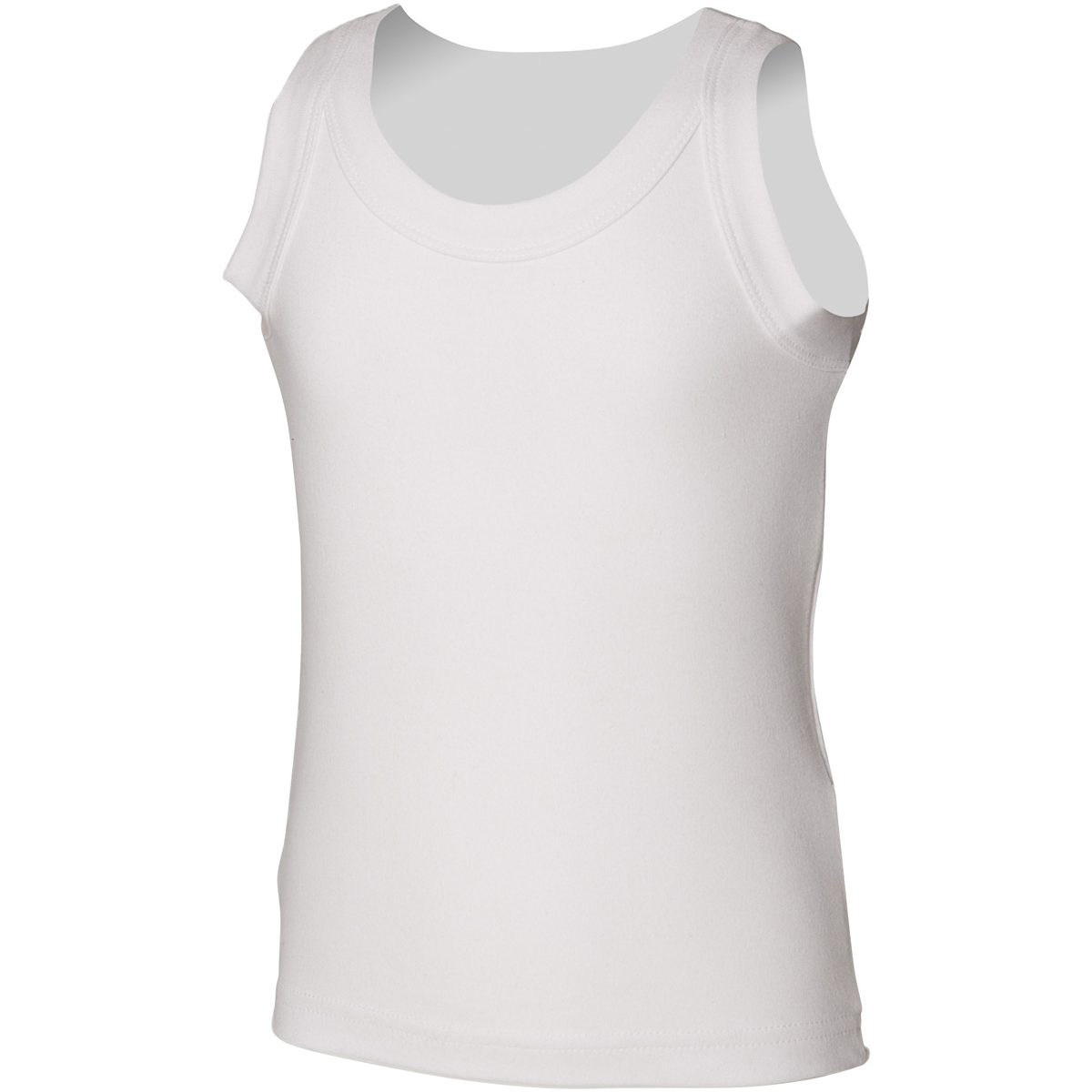 Vêtements Enfant Débardeurs / T-shirts cherries sans manche Skinni Fit SM016 Blanc
