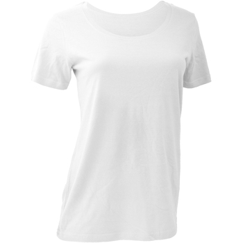 Vêtements Femme T-shirts manches longues Anvil Scoop Blanc