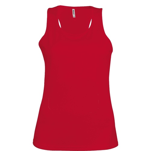 Vêtements Femme Débardeurs / T-shirts sans manche Kariban Proact Proact Rouge