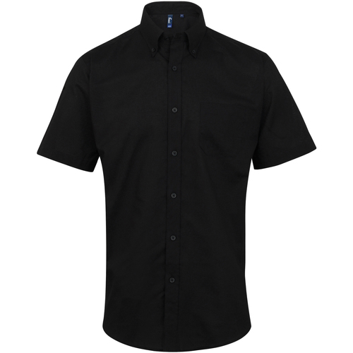 Vêtements Homme Chemises manches courtes Premier PR236 Noir