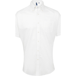 Vêtements Homme Chemises manches courtes Premier Oxford Blanc