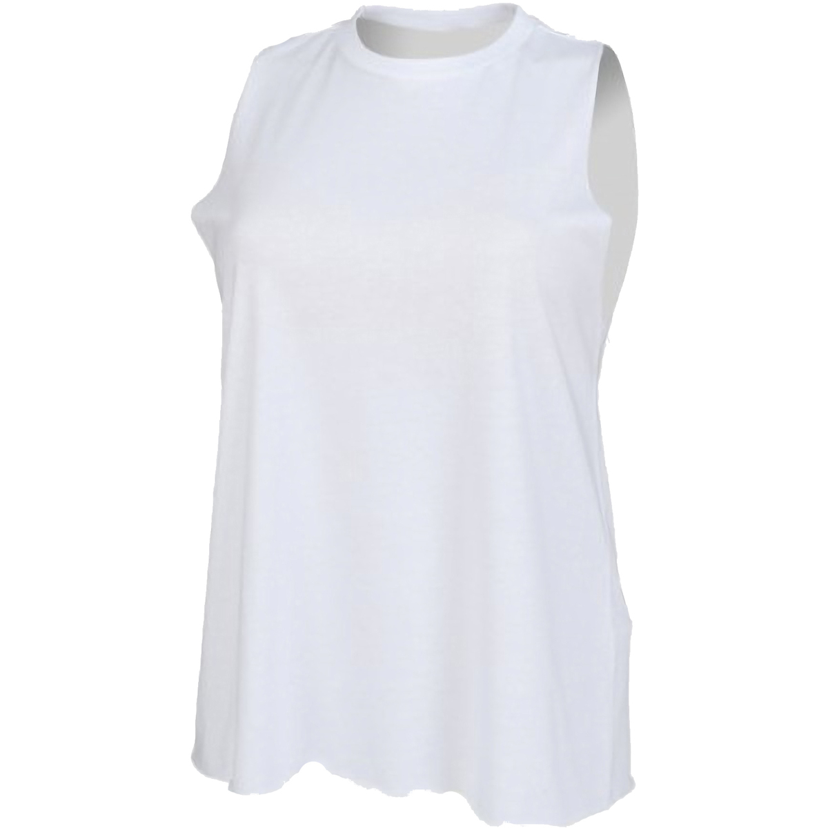 Vêtements Femme Débardeurs / T-shirts sans manche Skinni Fit High Neck Blanc