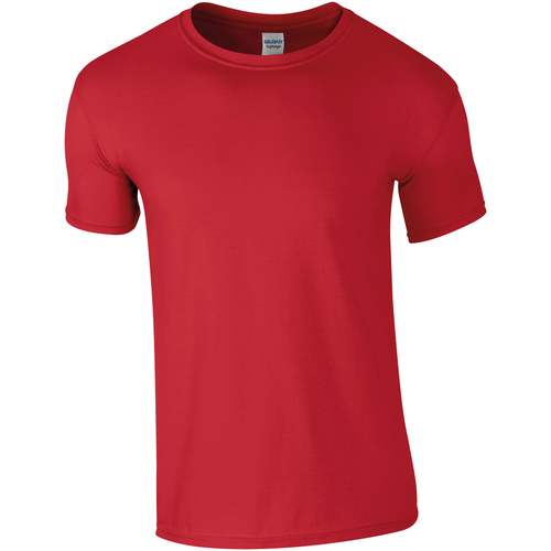 Vêtements Homme T-shirts dolces courtes Gildan Soft-Style Rouge