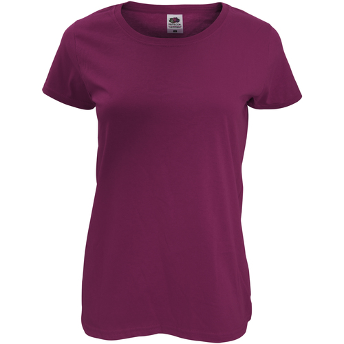 shirts manches courtes Femme 7 - Vêtements T - button-embellished logo  print T-shirt, 90 € - Fruit Of The Loom 61420 Bordeaux
