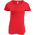 Vêtements Femme T-shirts manches courtes Fruit Of The Loom 61420 Rouge