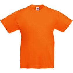 Vêtements Enfant T-shirts manches courtes Fruit Of The Loom 61019 Orange