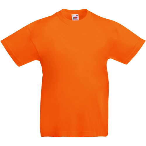 Vêtements Enfant Coton Du Monde Fruit Of The Loom 61019 Orange