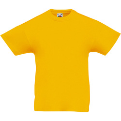 Vêtements Enfant T-shirts manches courtes Fruit Of The Loom 61019 Tournesol