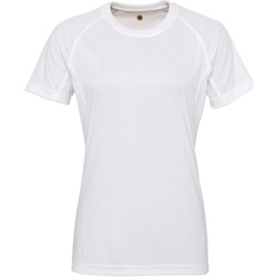 Vêtements Femme T-shirts manches longues Tridri Panelled Blanc