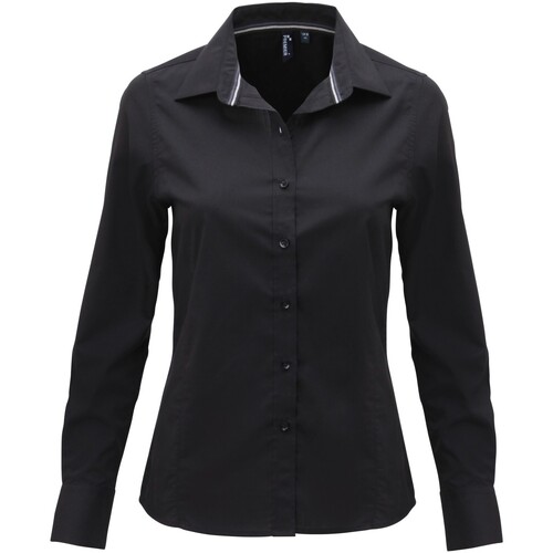 Vêtements Femme Chemises / Chemisiers Premier PR314 Noir