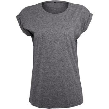Vêtements Femme T-shirts manches longues Build Your Brand Extended Gris