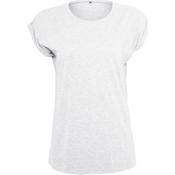 Vêtements Femme T-shirts manches longues Build Your Brand Extended Blanc
