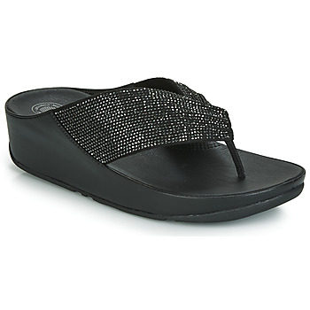 Chaussures Femme Tongs FitFlop TWISS CRYSTAL Noir