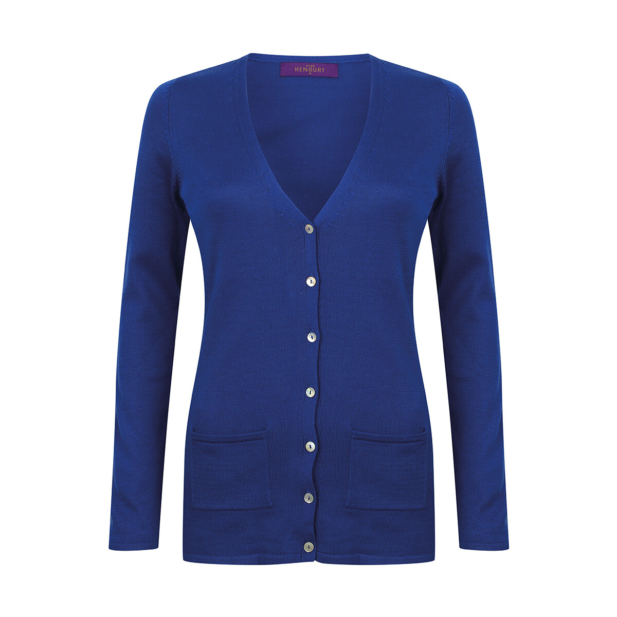 Vêtements Femme Gilets / Cardigans Henbury Fine Knit Bleu