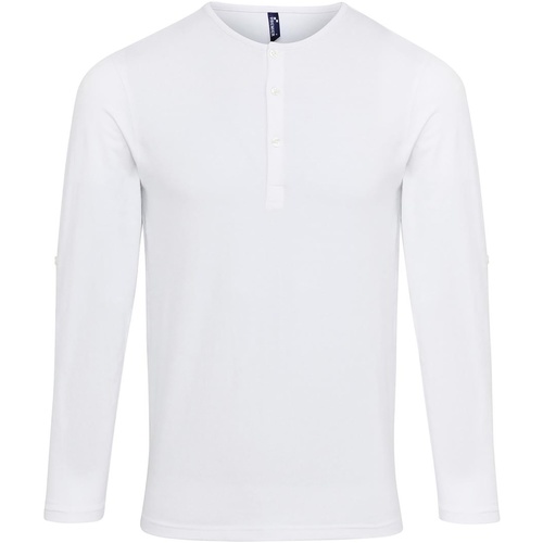 Vêtements Emporio Armani Bodywear Microvezel T-shirt van ademend mesh in zwart Premier Long John Blanc