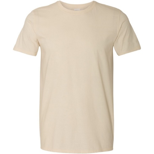 Vêtements Homme T-shirts manches courtes Gildan Softstyle Beige