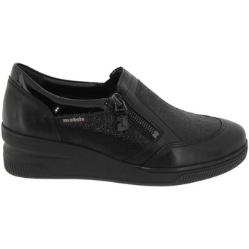 Chaussures Femme Slip ons Mobils By Mephisto Nissia Noir cuir