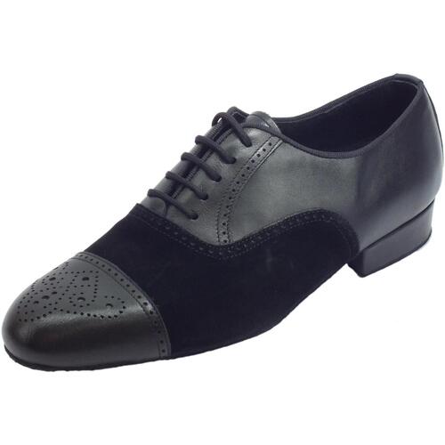 Chaussures Homme Sandales sport Vitiello Dance Shoes 291B Nabuk Nero / Nappa Nero t20 fondo Noir