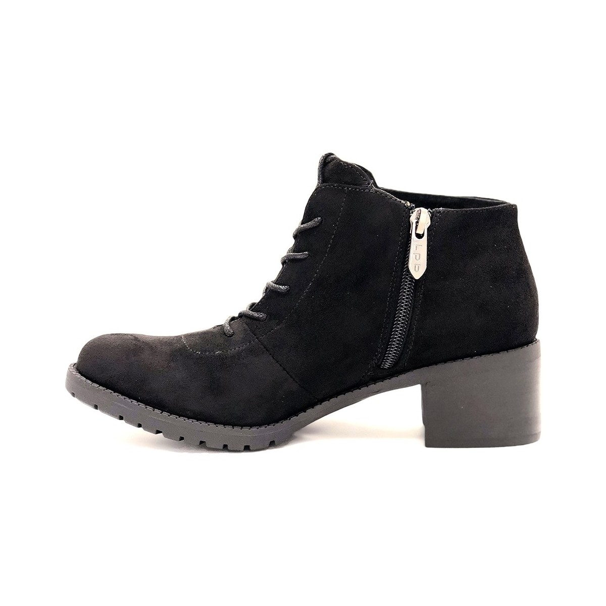 Chaussures Femme Sneakers TOGOSHI 37950 Beige Bottine 6-Giulia Noir Noir