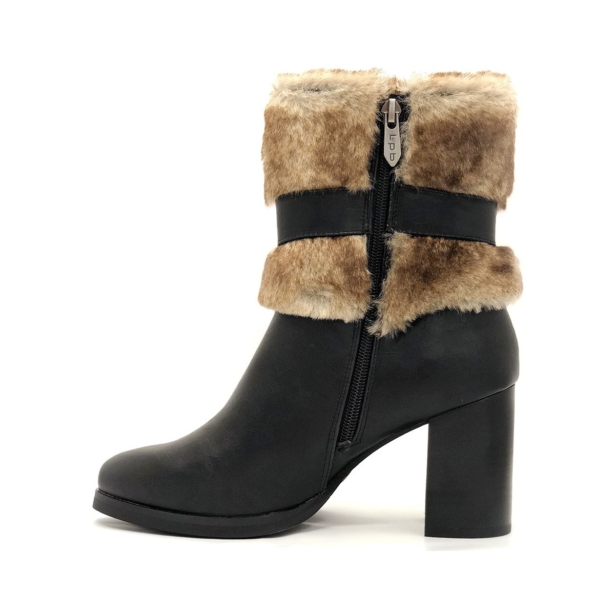 Chaussures Femme Boots Kido faux-shearling boots Bottine 6-Jessy Noir Noir