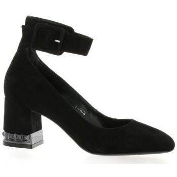 Chaussures Femme Escarpins Bruno Premi Escarpins cuir velours Noir